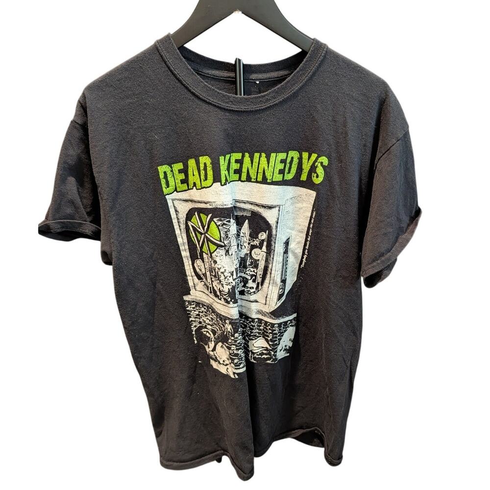Dead Kennedys T Shirt Black Punk Rock Band Graphic Tee Distressed